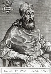 Porträt von Papst Pius IV., 1555